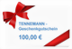 TENNEMANN - Geschenkgutschein  100,00